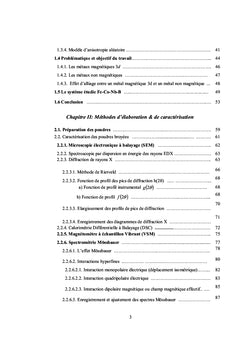 Evolution des propriétés magnétiques d'un alliage nanocristallin.