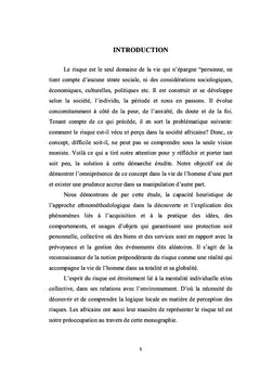 Le risque