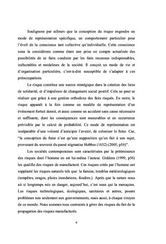 Le risque