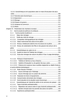 Communautés de Pêche et Ressources Halieutiques au lac Kompienga