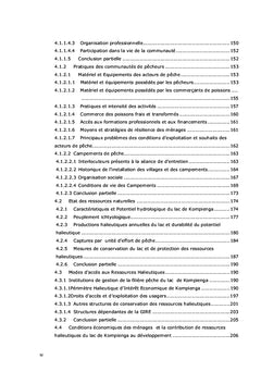 Communautés de Pêche et Ressources Halieutiques au lac Kompienga