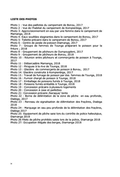 Communautés de Pêche et Ressources Halieutiques au lac Kompienga