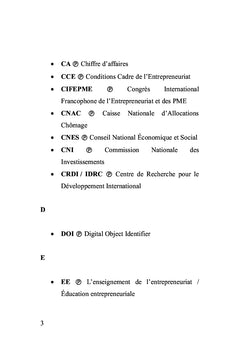 Quelques éléments sur l'entrepreneuriat en Algérie