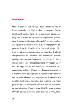 Quelques éléments sur l'entrepreneuriat en Algérie