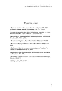 Les plus grandes théories sur l'homme en deux forces