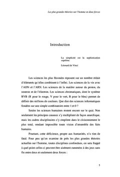 Les plus grandes théories sur l'homme en deux forces