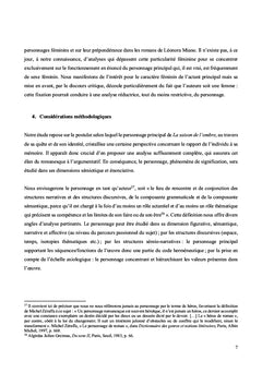 Le personnage aux prises avec la mémoire