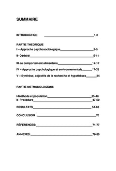 Lieu de controle chez les obeses