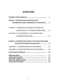 Contrôle de gestion et pilotage de la performance des universités
