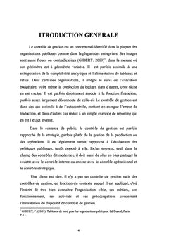 Contrôle de gestion et pilotage de la performance des universités
