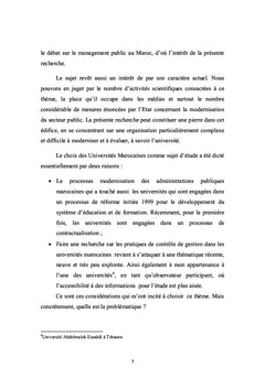 Contrôle de gestion et pilotage de la performance des universités