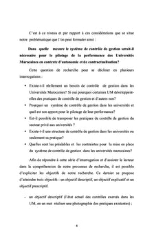 Contrôle de gestion et pilotage de la performance des universités