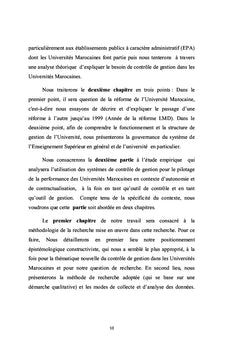 Contrôle de gestion et pilotage de la performance des universités