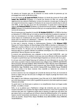 Sciences et Technologies Apliquées à l'Environnement