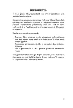 L'impact du changement climatique au Mali (cas de la commune de Yoro)