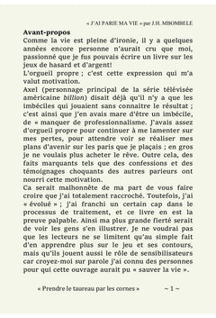 J'ai parié ma vie