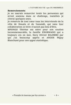 J'ai parié ma vie