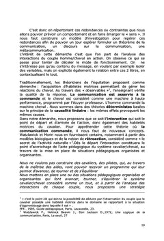 Changement de Niveau 2 en Equitation ou Changer sans Changer de Cheval