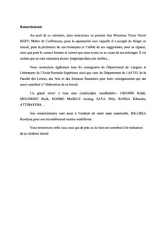 Le corps dans L'impasse de Daniel Biyaoula