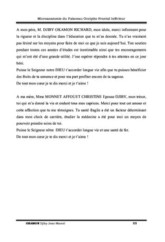 Micro-anatomie du Faisceau Occipito-Frontal Inférieur