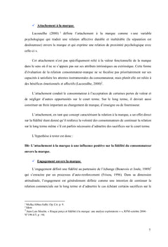 La fidélité par la confiance dans le comportement du consommateur
