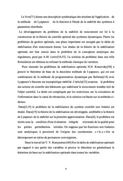 La stabilitE des systEmes dynamiques