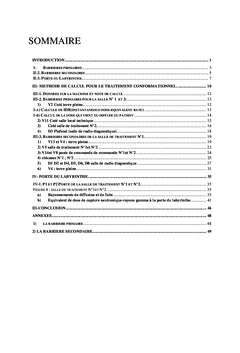 Rapport de calcul de blindage