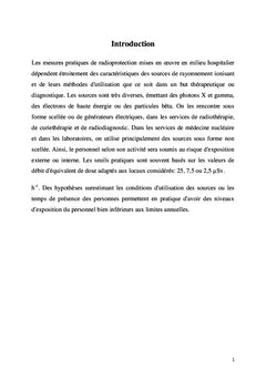 Rapport de calcul de blindage