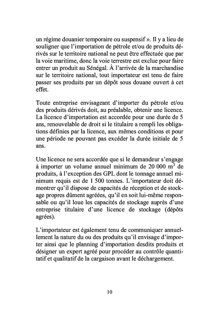 L'Aval Pétrolier au Sénégal