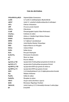 Exploration de six plantes médicinales Tunisiennes