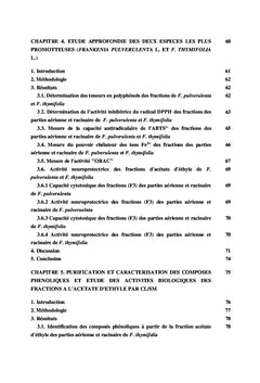 Exploration de six plantes médicinales Tunisiennes