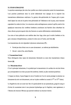 Traumatisme du rein : rôle de l'imagerie dans la prise en charge