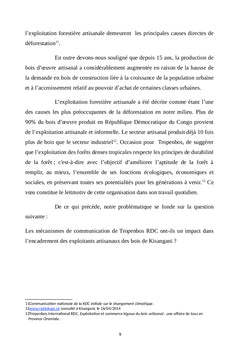 Mécanismes de communication de Tropenbos/RDC