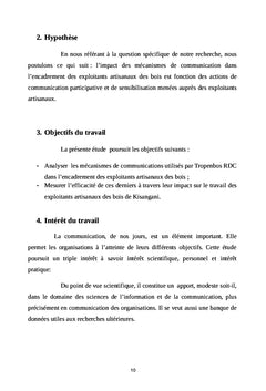 Mécanismes de communication de Tropenbos/RDC