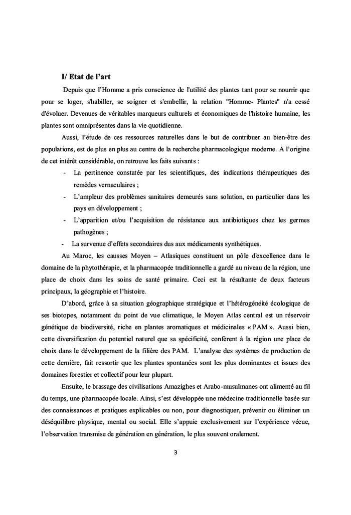 Plantes médicinales au Moyen Atlas central entre thérapie et toxicité