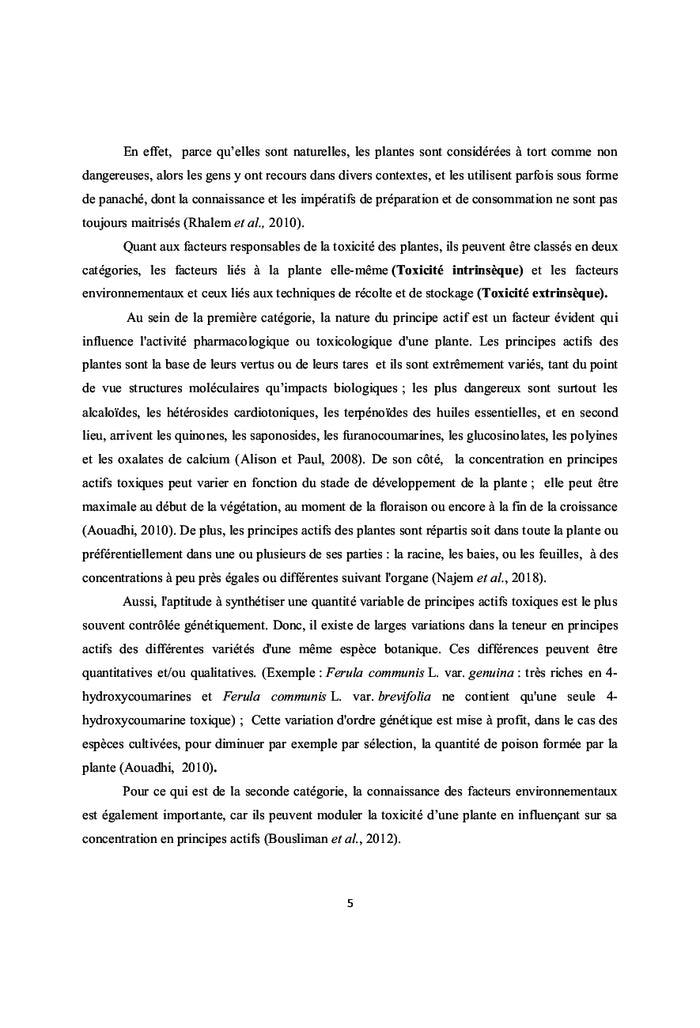 Plantes médicinales au Moyen Atlas central entre thérapie et toxicité