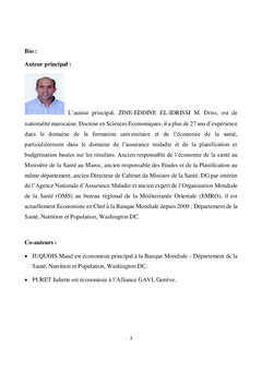 Harmoniser les Comptes de la Santé et la Revue des dépenses publiques