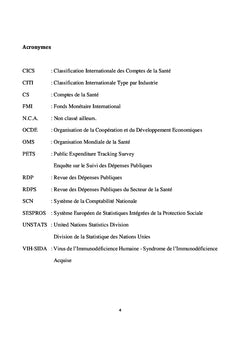Harmoniser les Comptes de la Santé et la Revue des dépenses publiques