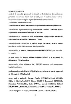 Les hernies inguinales traitées par prothèse à Ouagadougou
