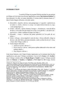 Men'a bukole (poésie d'éloge) des bakwa beeya. Etudes Descriptive