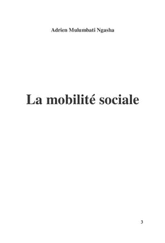 La mobilité sociale