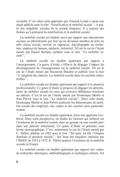 La mobilité sociale