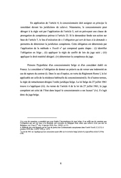 La concession, le litige et l'internationalisation