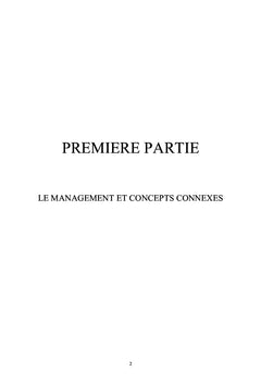Organisation et Système de Management
