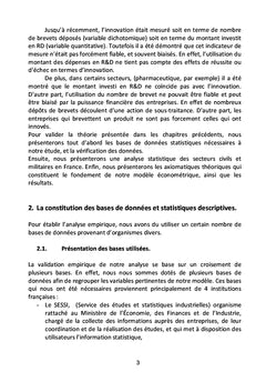 L'innovation dans les secteurs civils et militaires.