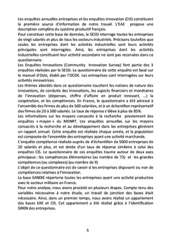 L'innovation dans les secteurs civils et militaires.