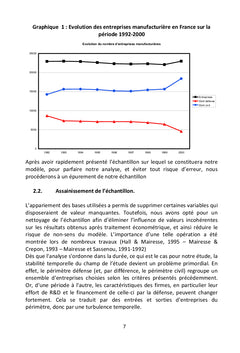 L'innovation dans les secteurs civils et militaires.