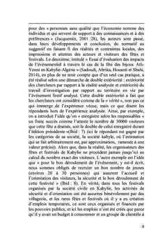 La Kabylie fêtes et festivals et vitalité territoriale