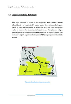 Projet de construction d'infrastructure routière