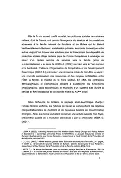 Le secteur de la petite enfance au regard de l'Economie sociale